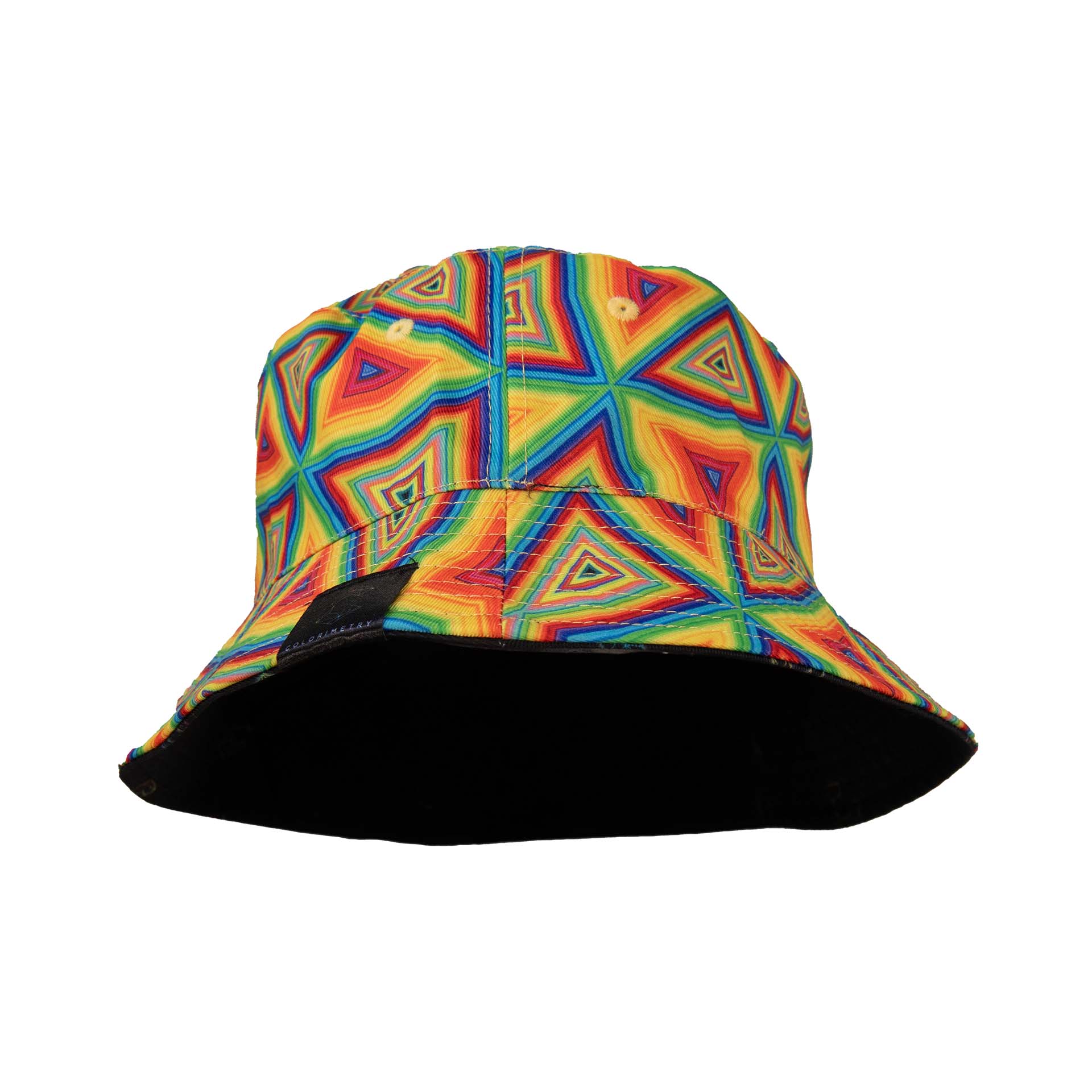 Color Spiral Reversible Bucket Hat