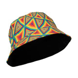 Color Spiral Reversible Bucket Hat