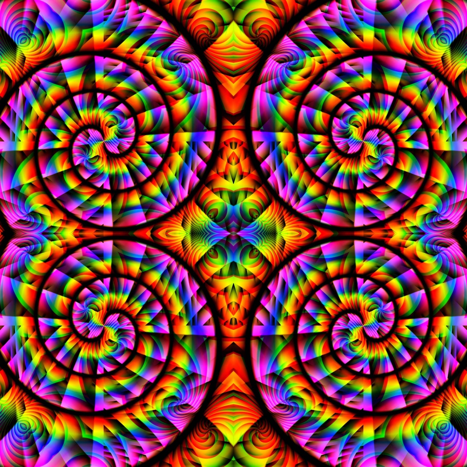 Rainbow Spirals