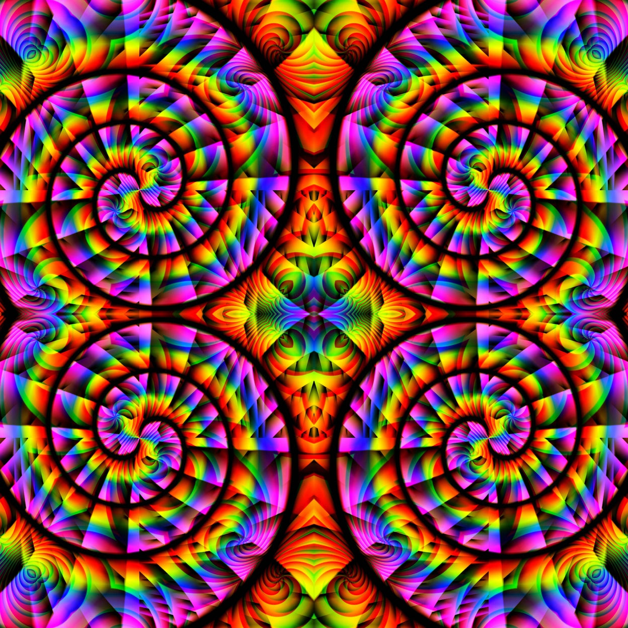 Rainbow Spirals