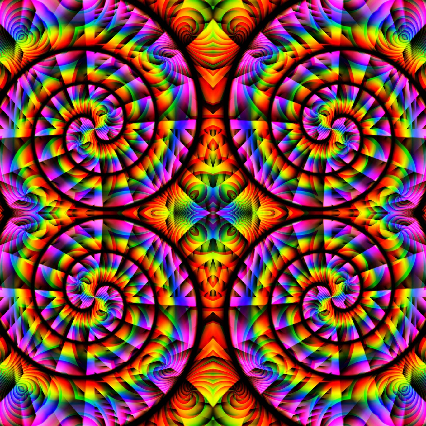 Rainbow Spirals